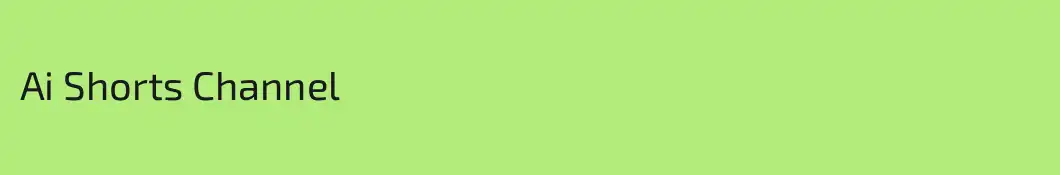Ai Shorts Channel
